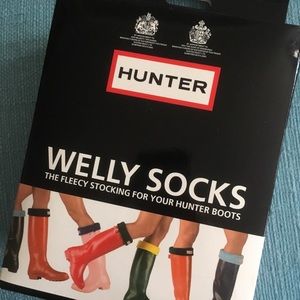BRAND NEW Hunter fleece socks for tall boots.